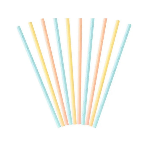 Cannucce summer time 19.5 cm 10 pz