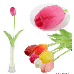 Tulipano in silicone singolo h. 40 cm