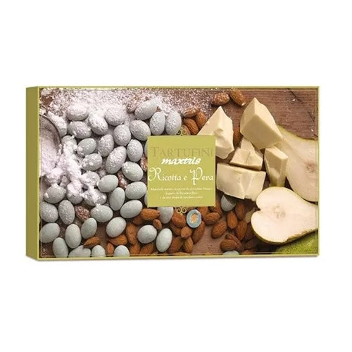Maxtris confetti tartufini ricotta, pera e mandorle 500 gr