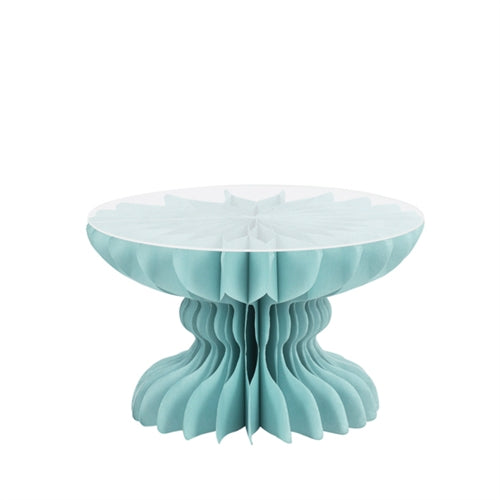 Alzatina in carta 120 gr 20x12 cm azzurro con top