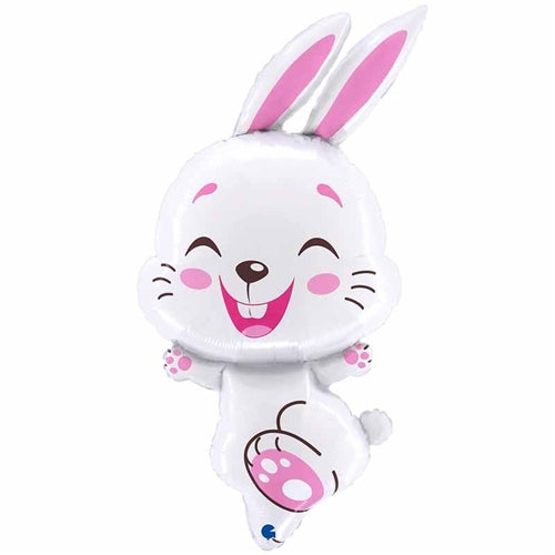 Palloncino in foil 44" super shape simpatico coniglietto