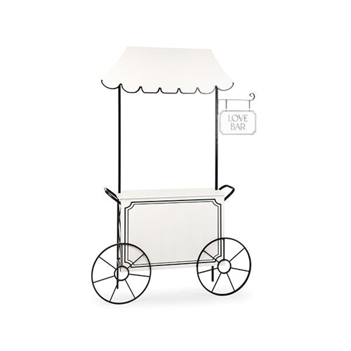 Carretto metallo bianco/nero 1490x390x2130