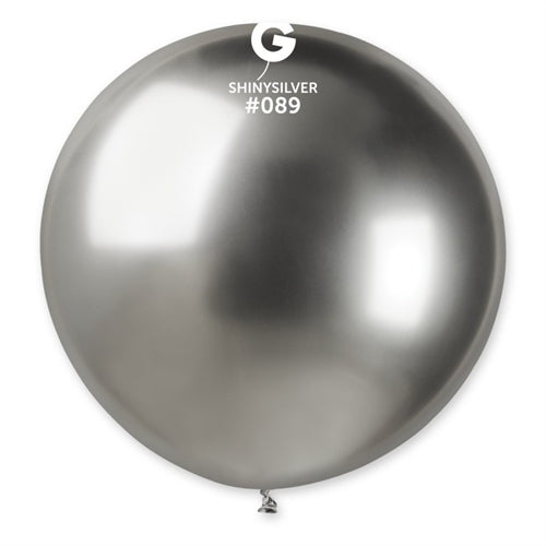 Palloncino gb30 31" argento 089 shiny 1 pz