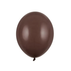 Palloncini resistenti 27 cm, color cacao pastello (1 confezione / 10 pezzi)