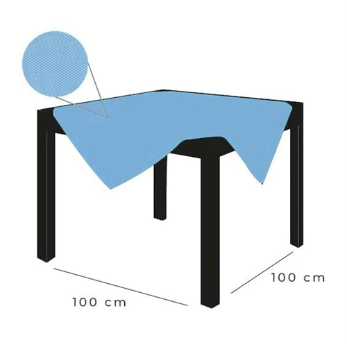 Tovaglia in tnt 100x100 mt azzuro 25 pezzi