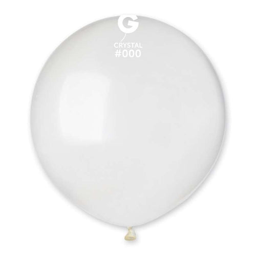 Palloncino 19" g150 trasparente 000 gemar 50pz