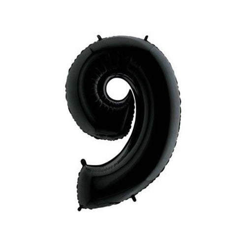 Palloni numeri neri 40" grabo