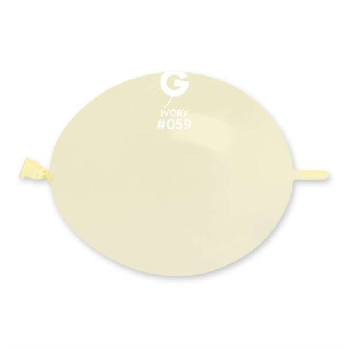 Palloncino 6" gl6 link avorio 059 gemar 100pz