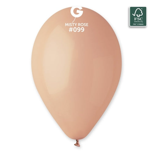 Palloni in lattice g120 gemar rosa brumoso 50 pz #099