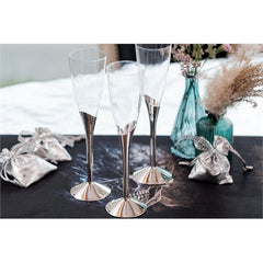 Flûte da champagne argento – 6 pz