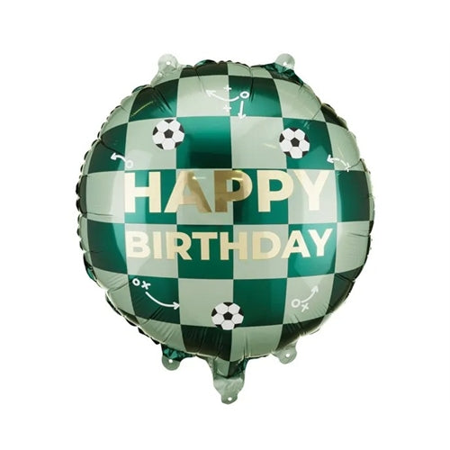 Palloncino in foil "happy birthday" con palline, 35x35 cm, mix