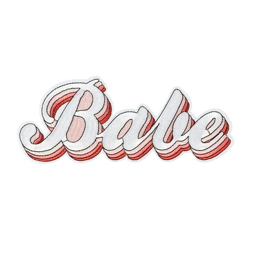 Toppa termoadesiva babe, mix, 20x8cm