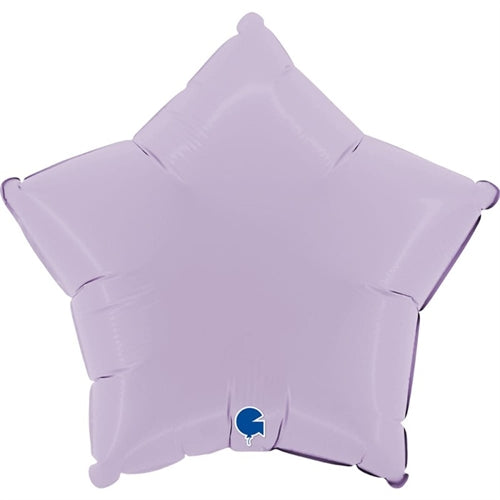 Mylar stella lilla opaco 18"