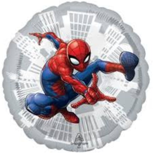 Palloncino foil spider-man – rotondo 45x45 cm