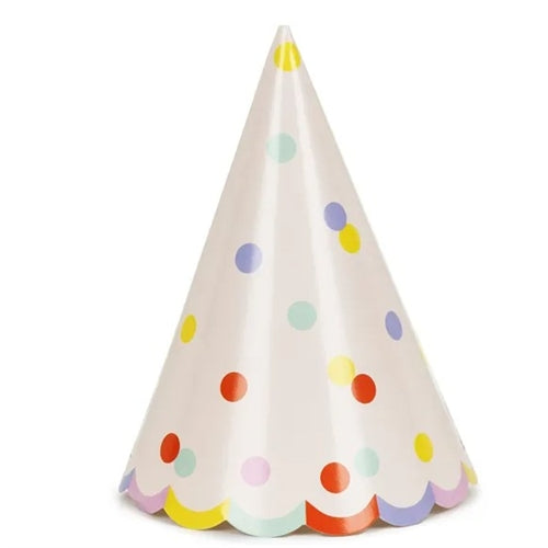 Cappellini confetti, 16 cm, misti (1 confezione / 6 pezzi)