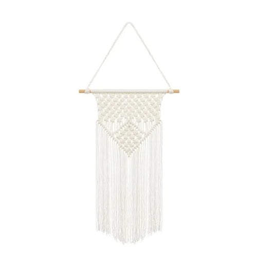Tendina macrame'' panna 30x49 cm