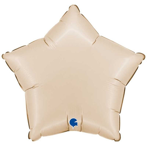 Palloncino foil stella crema 18" 1 pz