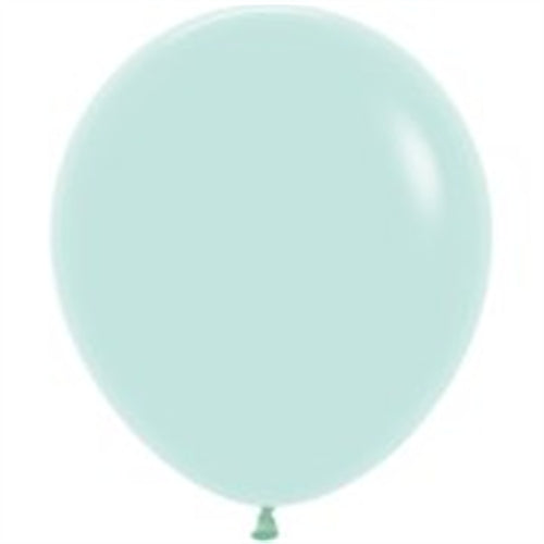 Palloncino sempertex verde pastello 630 18" 25 pz