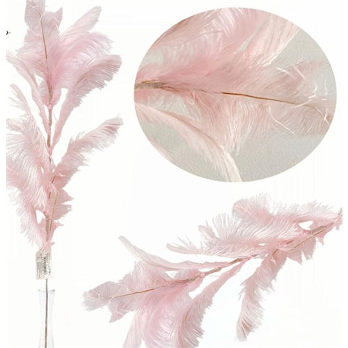 Ramo decorativo piume artificiali – h 98 cm