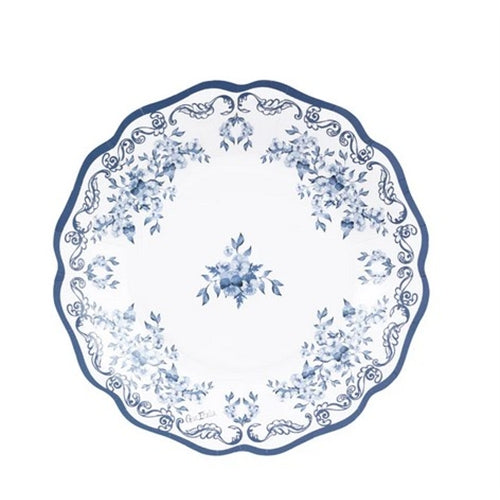 Piatti new liberty blue pottery 21 cm 8 pz