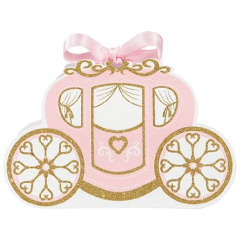 Box per confetti carrozza principesse 9,50 x 12,7 cm cf 8 pz