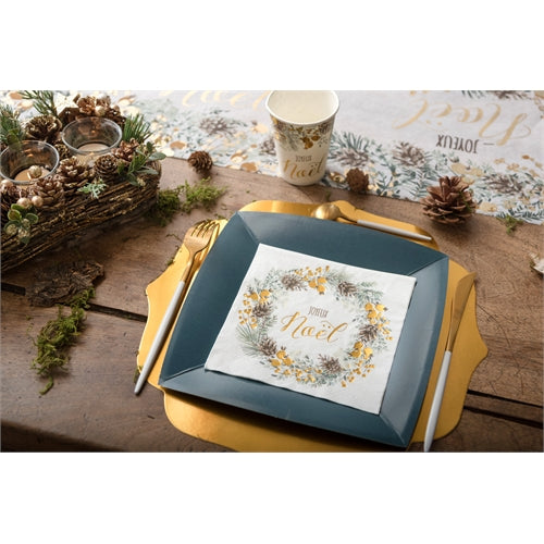 Piatti quadrati eucalipto – 18 × 18 cm – 10 pz
