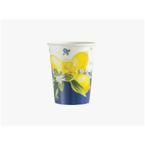 8 bicchieri e 8 cover 250cc lemon chic