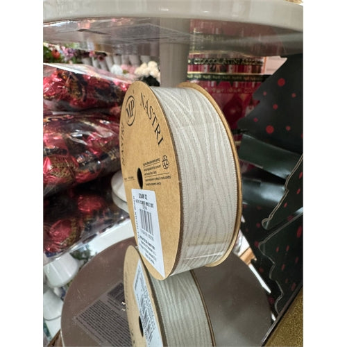Nastro sycamore 25 mm x 10 mt crema 02
