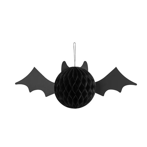 Pipistrello a nido d''ape, 45x17 cm, nero