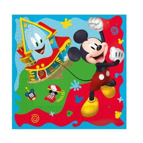 Tovaglioli mickey e friends 33x33 cm 20 pz