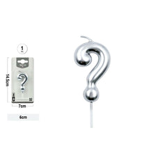 Punto interrogativo candelina ? h.9 cm