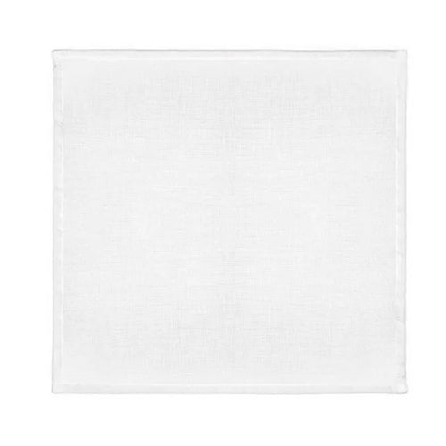 Tovaglioli di stoffa, bianchi, 40x40cm (1 confezione / 4 pezzi)