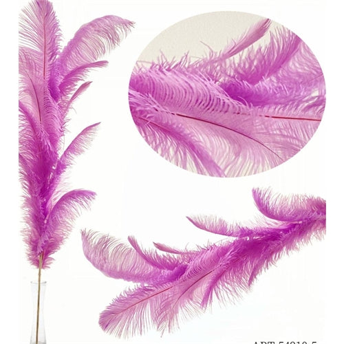Ramo decorativo piume artificiali – h 98 cm