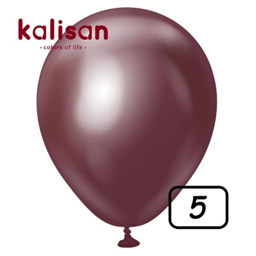 Palloncini in lattice kalisan 5" mirror burgundy