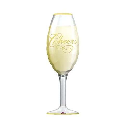 Mylar calice di champagne 39"