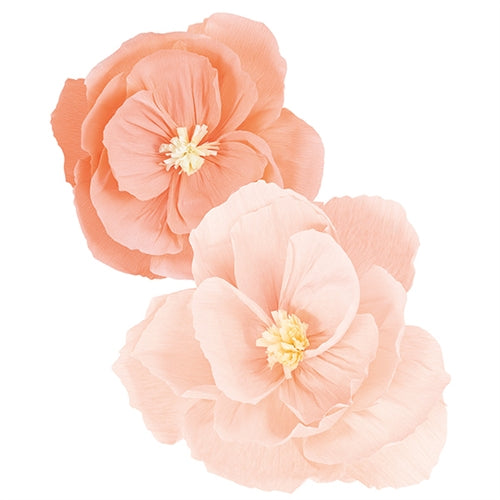 Cf. 2 fiori deco. in carta cm 40/50