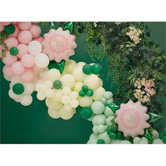 Palloncino in foil fiore, 70x62 cm, mix