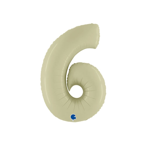 Palloncini mylar numeri 40" verde oliva