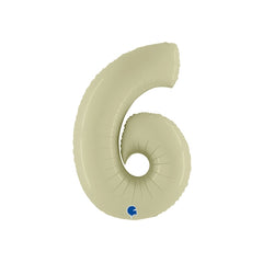 Palloncini mylar numeri 40" verde oliva