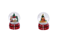Sfera natale vetro + resina d. 10 cm
