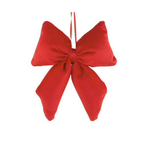 Fiocco velluto rosso da app. 120x150 mm