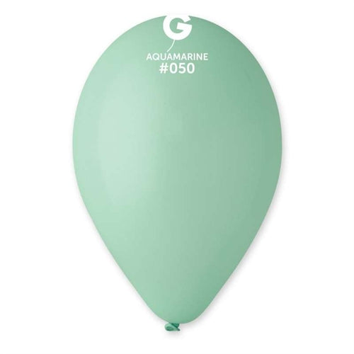 Palloncino in lattice 12" g110 acquamarina "aquamarine 050" 50pz