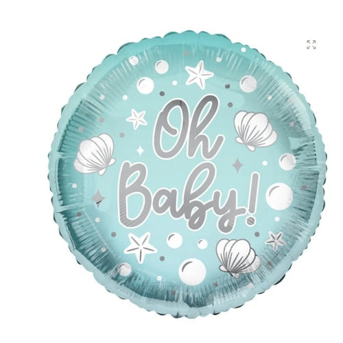Mylar oh baby! tondo 18"