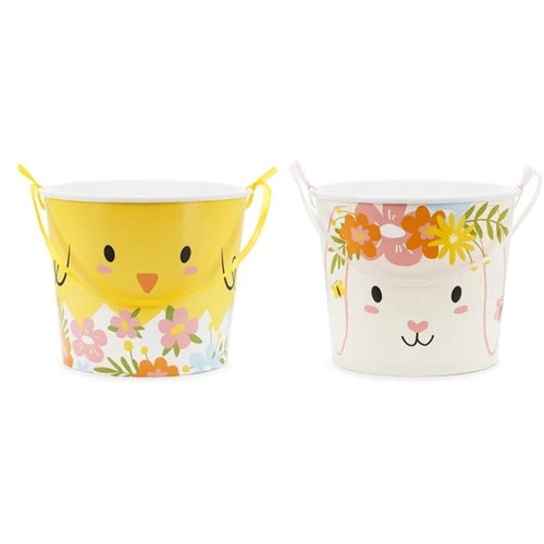 Secchielli per dolcetti pasquali, 14 cm, mix (1 confezione / 2 pezzi)