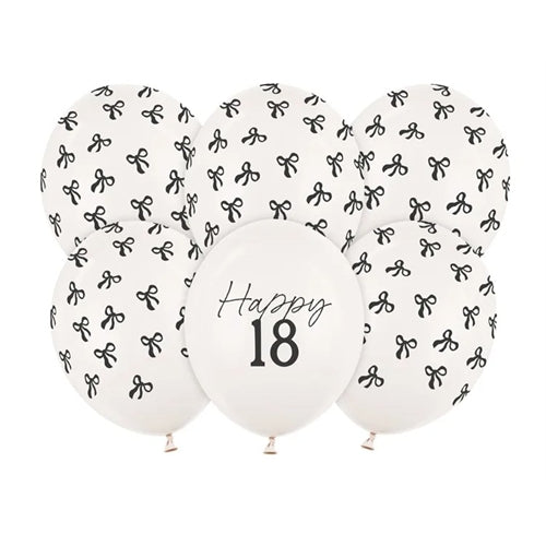 Palloncini 30 cm, bianco sporco pastello (1 confezione / 6 pezzi)