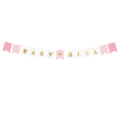 Striscione "bambina/o", colori assortiti, 15 x 175 cm