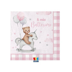 Tovaglioli teddy bear 25x25 cm 20 pz