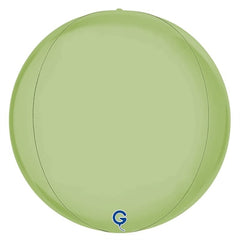 Palloncino mylar sfera verde oliva 4d globe 22"