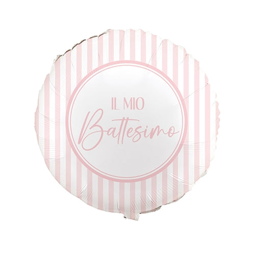 Pallone mylar il mio battesimo cm 45