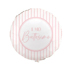 Pallone mylar il mio battesimo cm 45
